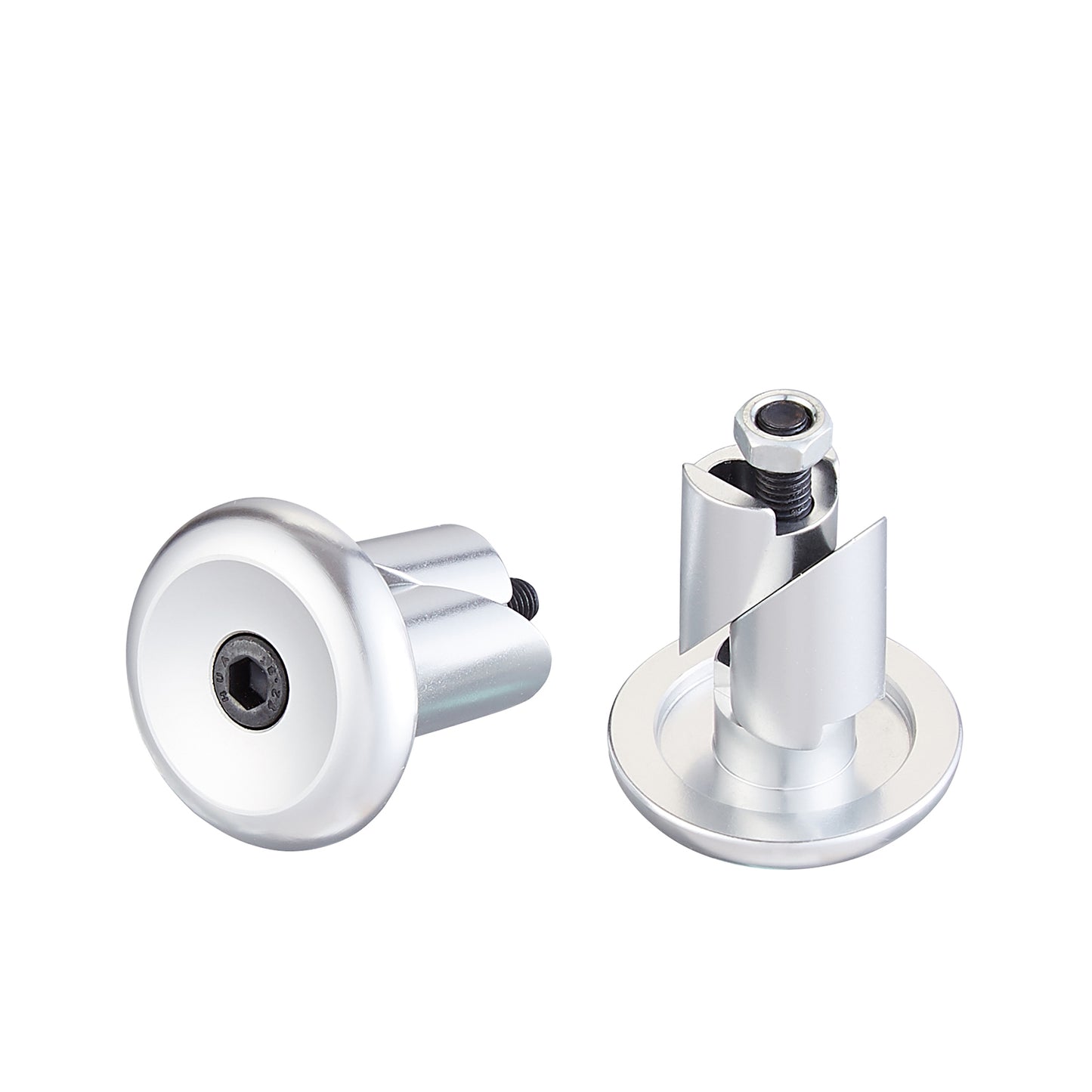 HogPro aluminium bar ends (Silver)