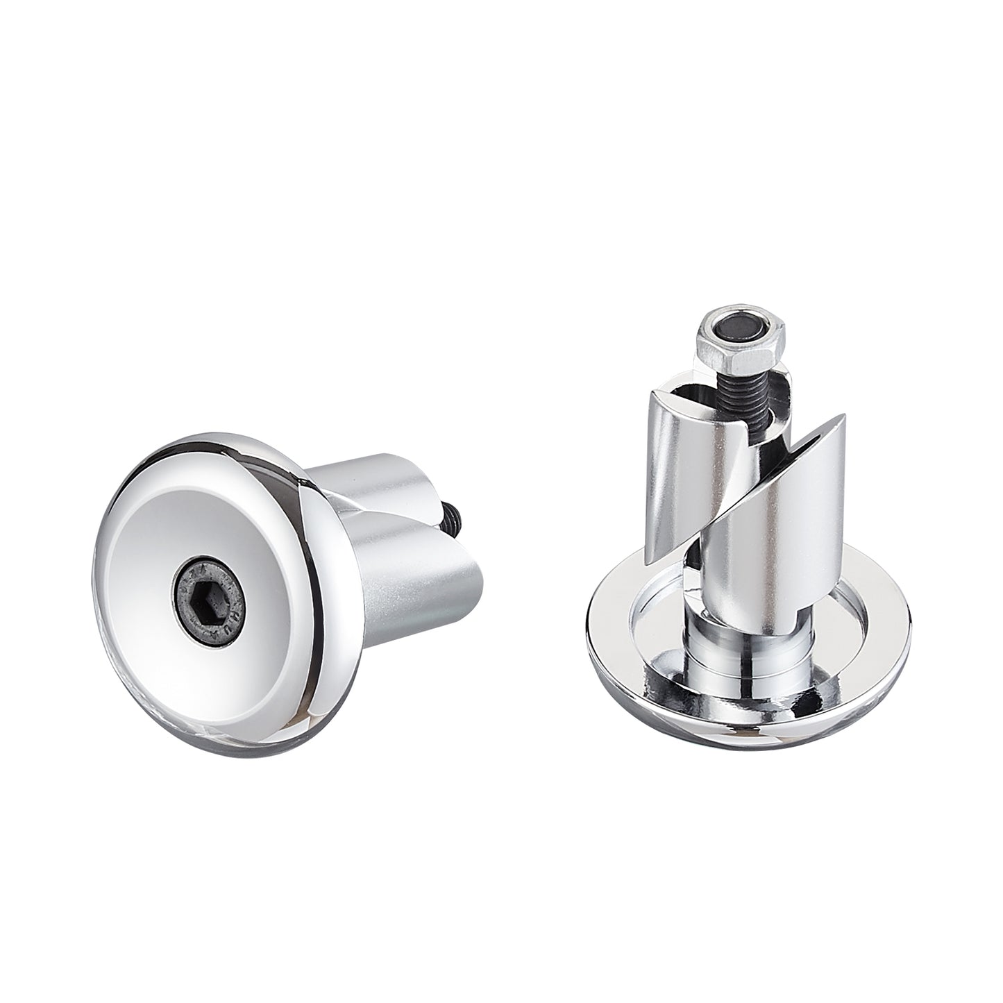 HogPro aluminium bar ends (Chrome)