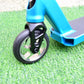 HogPro P1Ten stunt scooter, T-bar, Blue deck with 110mm silver core wheels (Blue Grips)