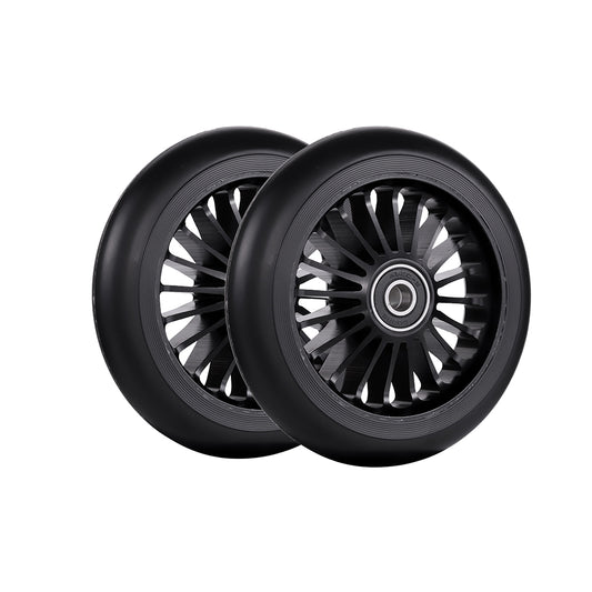 HogPro wheels - 110mm - Black on black metal core (20 spoke)