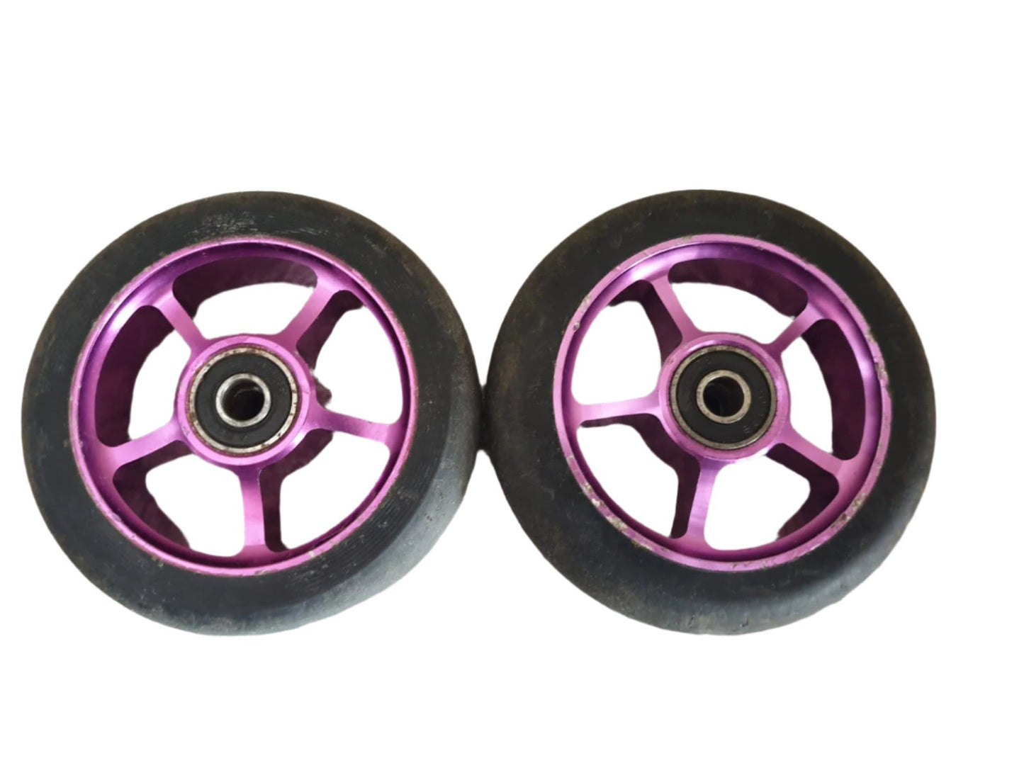 HogPro 100mm used wheels - Purple