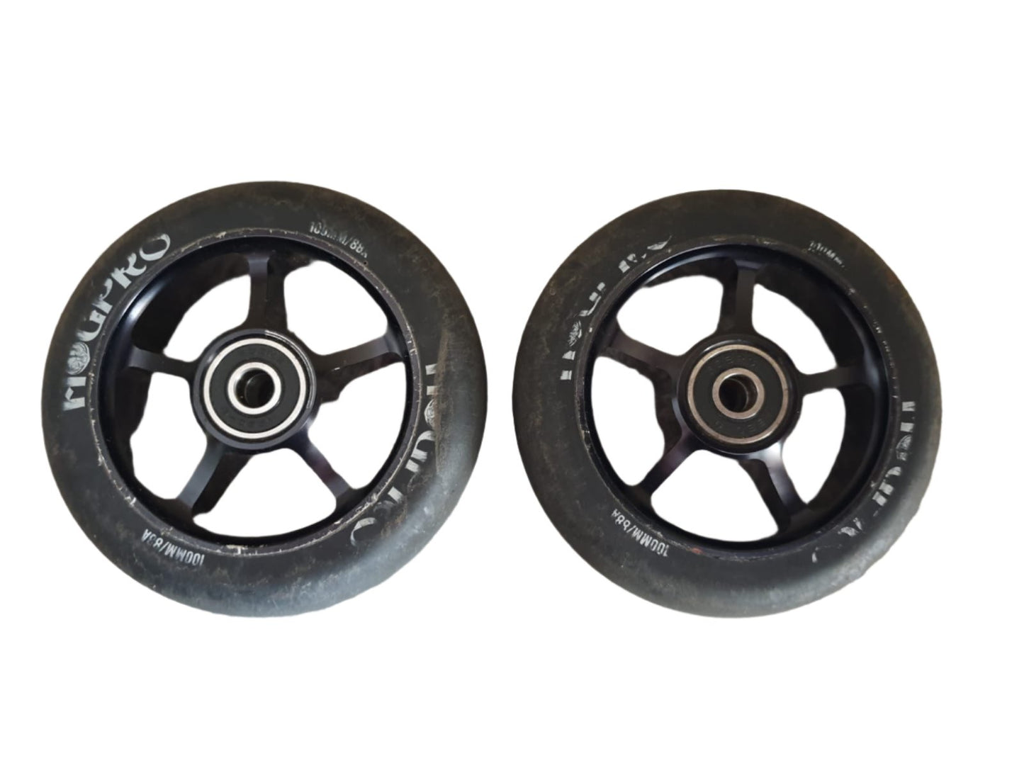 HogPro 100mm used wheels - Black