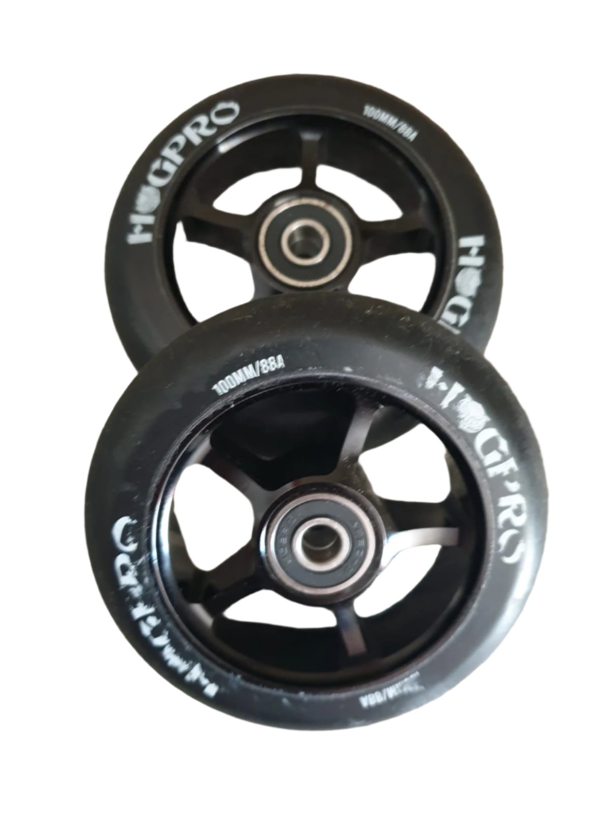 HogPro 100mm used wheels - Black