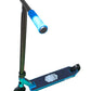 HogPro P1Ten stunt scooter, T-bar, Blue deck with 110mm chrome 20 spoke wheels (Blue Grips)