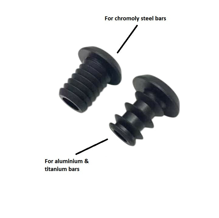 HogPro plastic bar ends (Black)