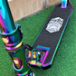 HogPro SP1 stunt scooter, Neo T-bar, Neo forged deck with 110mm neo core wheels (Rainbow Grips)